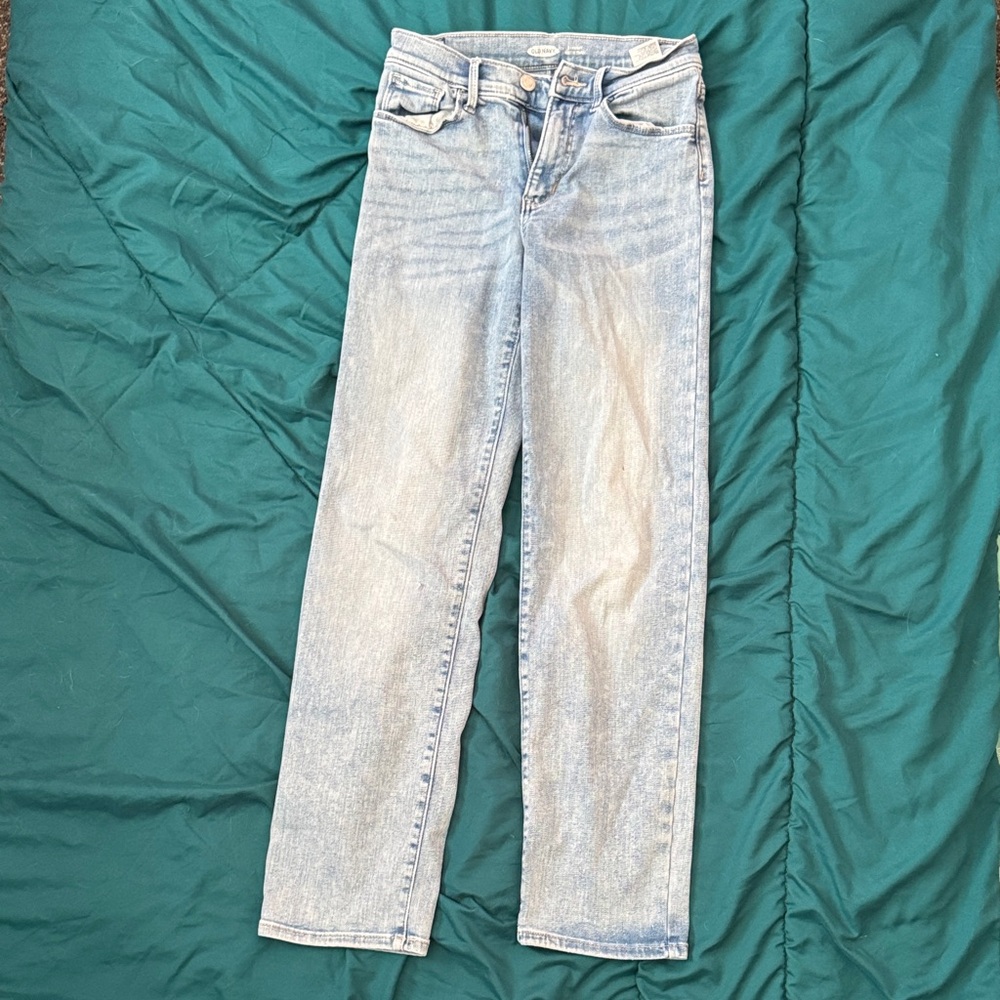 Old Navy Light Blue Women's Straight Leg Jeans